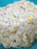 Bubur Nasi Bercampur Ayam dan Sayuran utk bayi dan kanak2