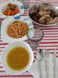 Cocido sin grasa con olla express