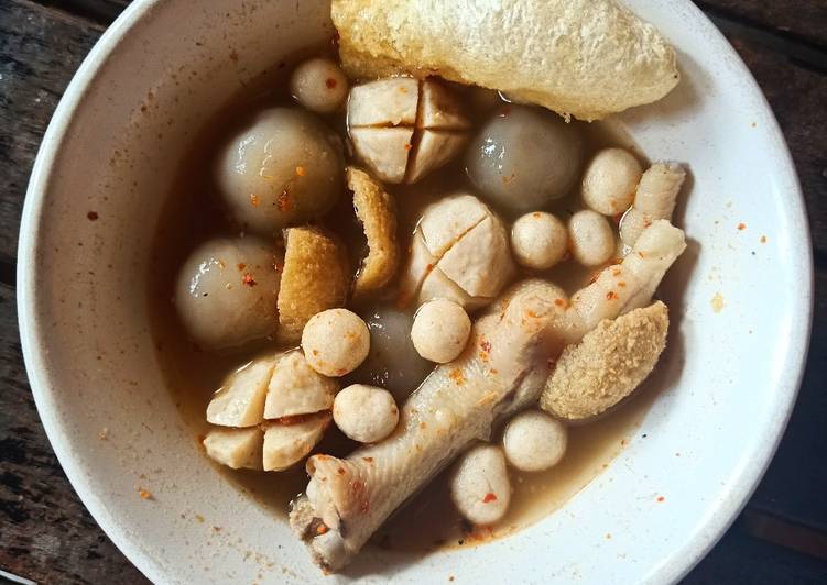 Cara Membuat Bakso aci lembut, kuah sedap Irit Anti Gagal