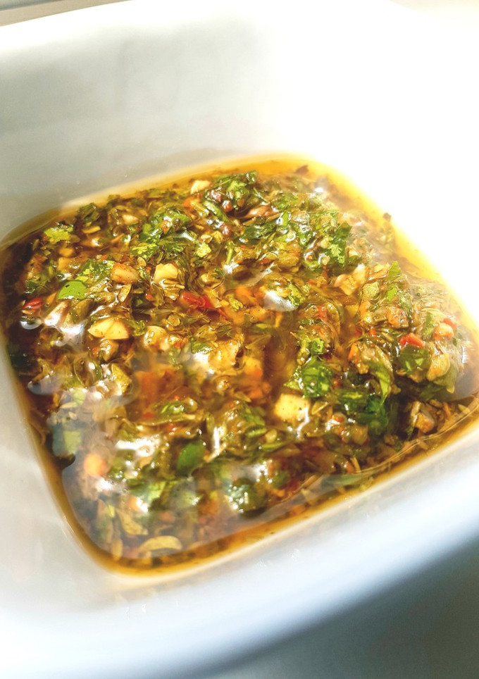 Una foto de Salsa chimichurri