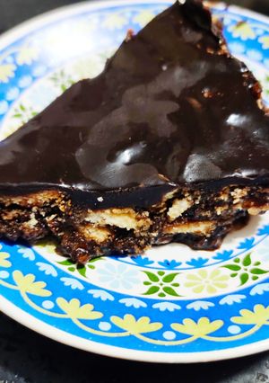 A picture of Chocolate Biscuit Pudding.