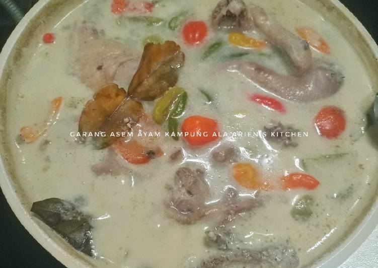 Garang Asem Ayam Kampung Ala Arien's Kitchen