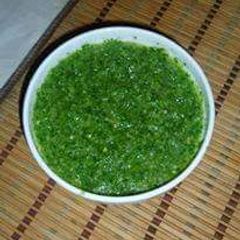 A picture of Spicy Green chutney.