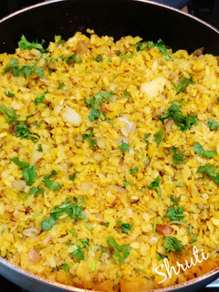 A picture of Kanda Poha.