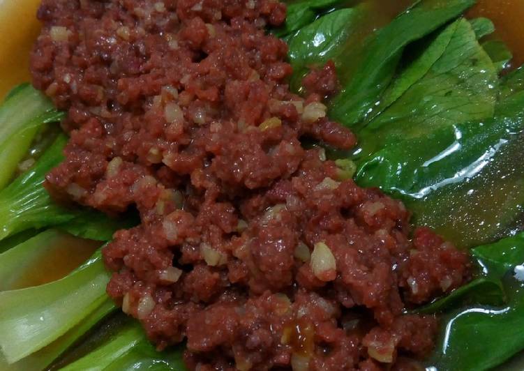 Pokcoy Siram Daging