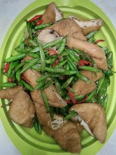 Foto resep Tumis buncis dan tahu Sumedang, ide masak sederhana tapi enak