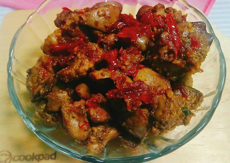 Bumbu Ati Ampela Sambal bawang | Langkah Membuat Ati Ampela Sambal bawang Yang Bikin Ngiler