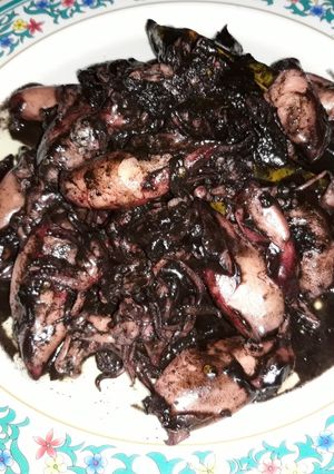 Foto resep Cumi tinta hitam