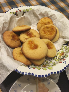 Una foto de Galletas de mermelada de damasco
