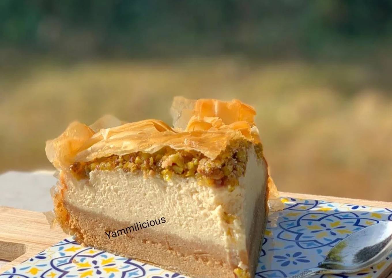 Cheesecake baklava