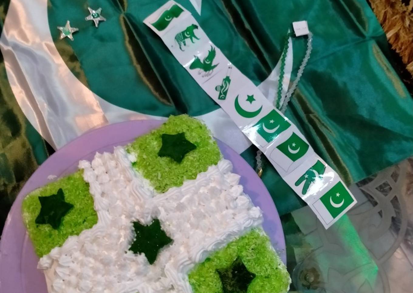 Independence day cakeðŸ‡µðŸ‡°ðŸ‡µðŸ‡°