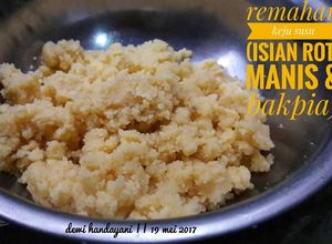 Foto resep Remahan keju susu (isian roti manis & bakpia)