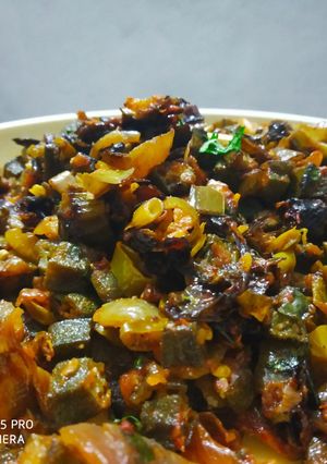A picture of Bhindi masala.