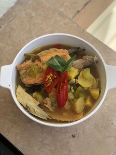 Foto resep Sup Salmon kuah asam