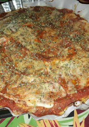 Una foto de Pizza de pollo