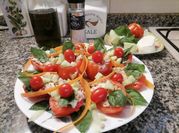 Una foto di cetriolo mozzarella
