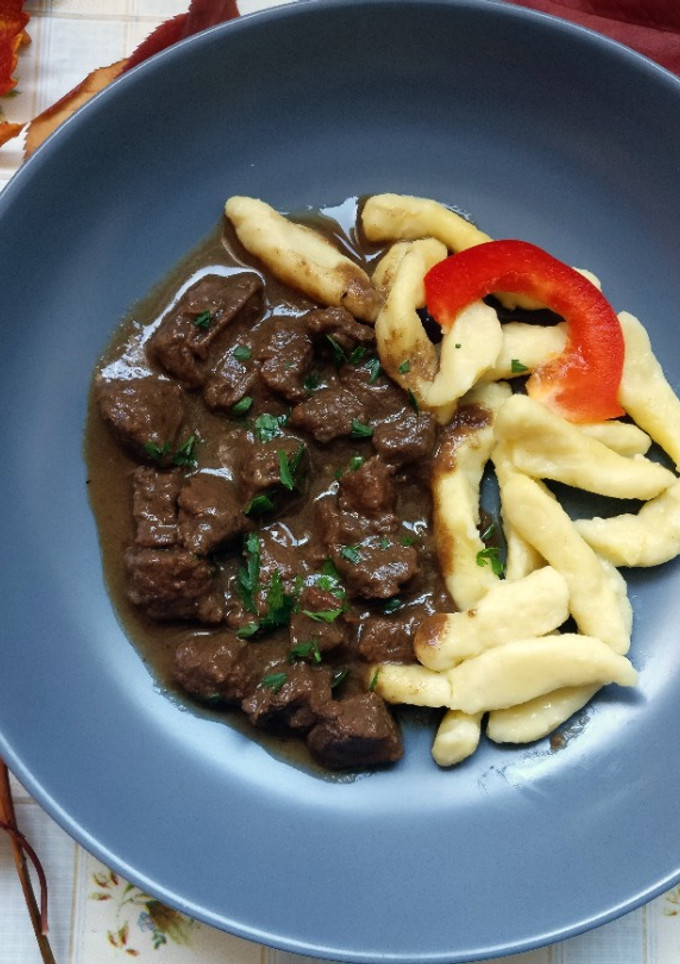 Szarvaspörkölt recept fotója