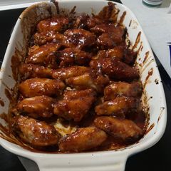 A picture of Honey soy wings.