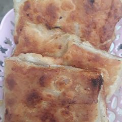 A picture of Cheesy envolope #cookpadramadan1stweek.