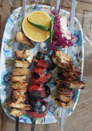 عکسی از دستور جوجه کباب
