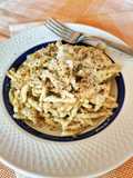 Trofie al tartufo y pecorino