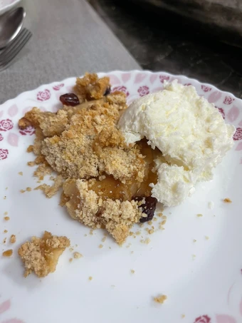 Recipe Apple Crumble which Delicious