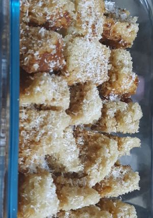 A picture of Coconut bites❤😍.