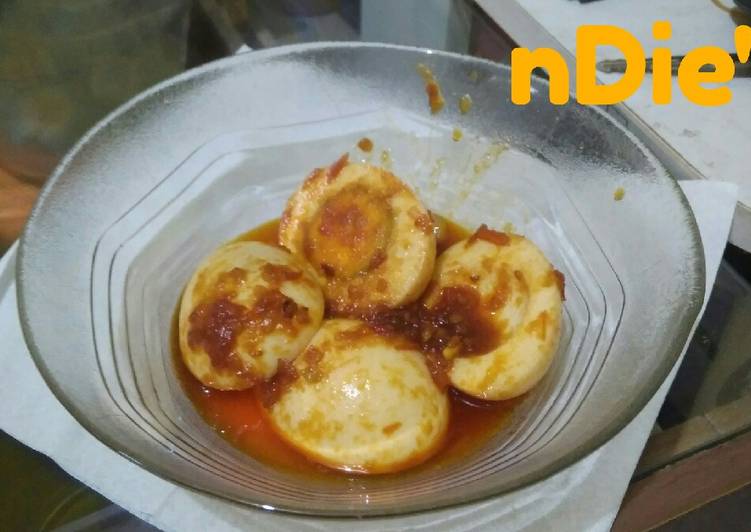 Balado telur bumbu jadi