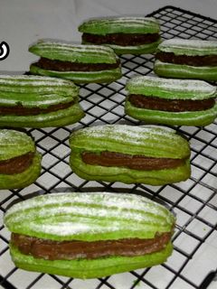 Foto resep Eclair Pandan vla Coklat Kopi
