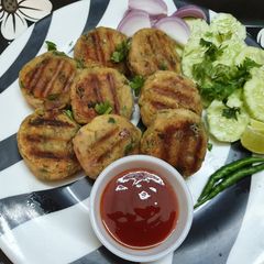 A picture of Moong Sprouts Kabab.