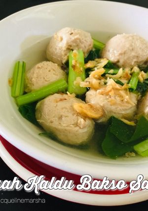 Foto resep Kuah Kaldu Bakso Sapi