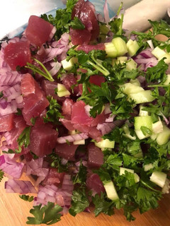 Una foto de Ceviche de atún fresco tipo Melisa