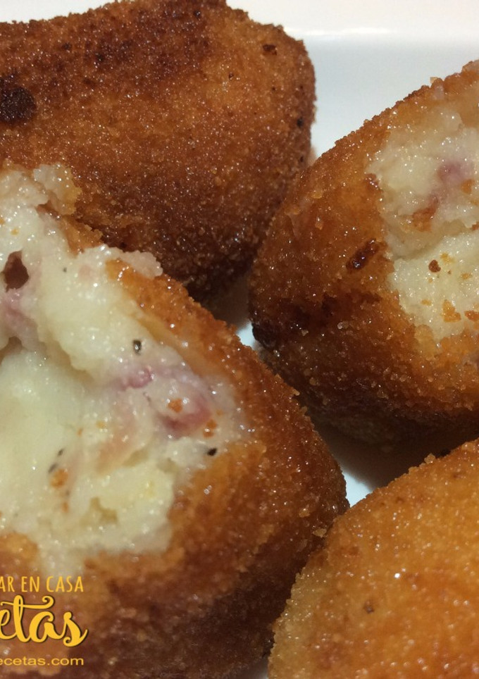 Una foto de Croquetas de jamón - ¡Muy cremosas!