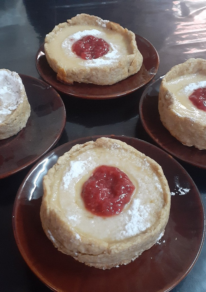 Una foto de Tartaletas de yogur saludable