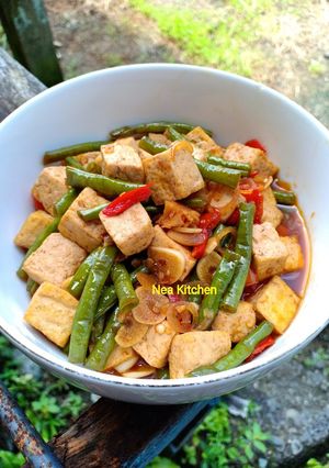 Foto resep Oseng Tiram Tahu Kacang