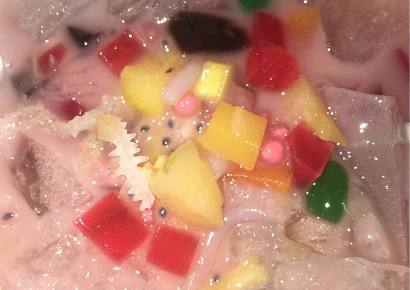 Es buah/campur simple