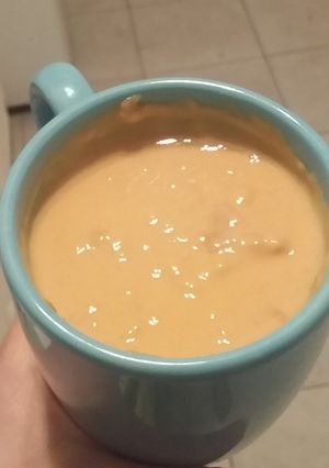 Una foto de Postre de maicena con arequipe