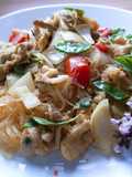 Stir-Fried Glass Noodles with Green Curry Paste