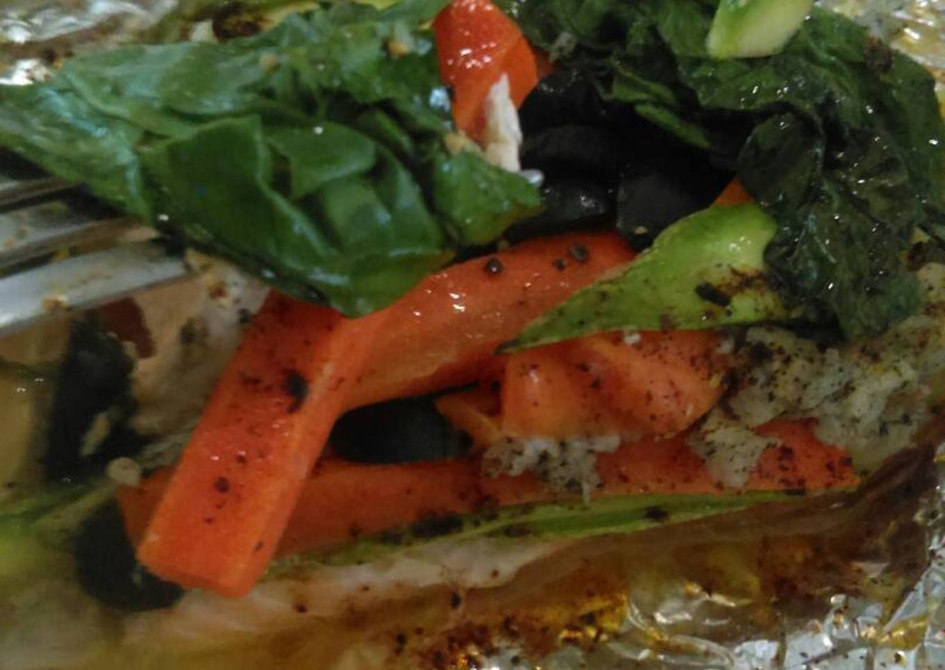 Salmón (pescado empapelado)