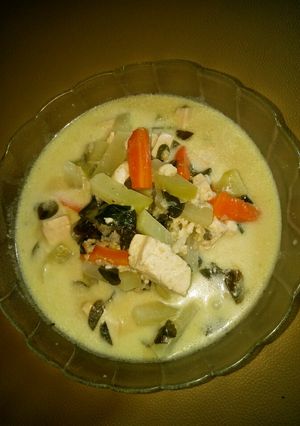 Foto resep Sayur Santan Labu Siam, Tahu, Wortel, Daun Kelor