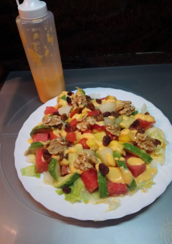 Una foto de Ensalada de frutas