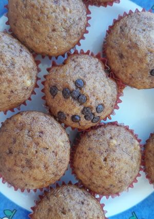 Φωτογραφία της συνταγής Νηστίσιμα muffin μπανάνας