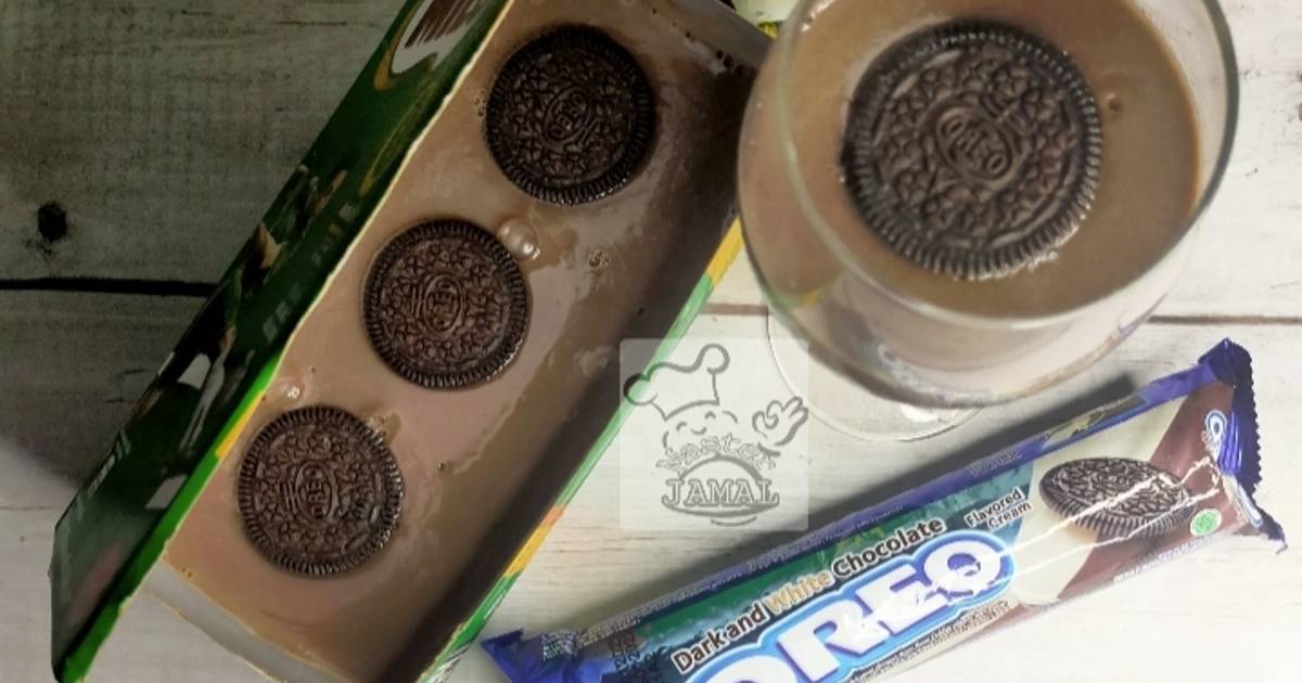Resipi Puding Milo Oreo Puding Susu Kotak Viral Oleh Master Jamal Cookpad
