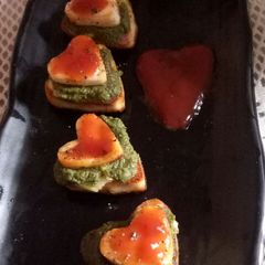 Valentine's paneer A picture of Valentine's paneer.