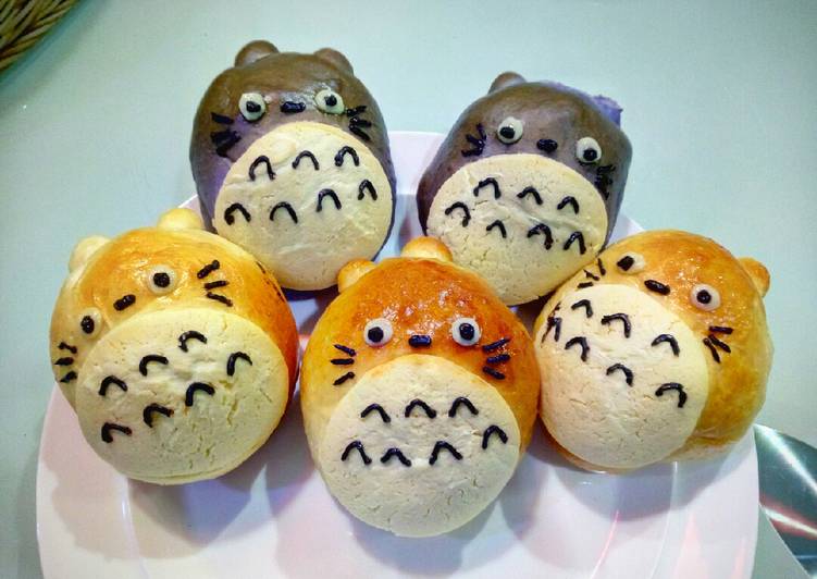 Step-by-Step Guide to Make Super Quick Totoro bread bun