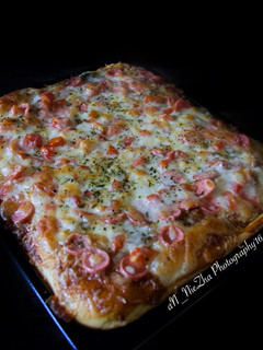 Foto resep Beef BBQ Square Pizza