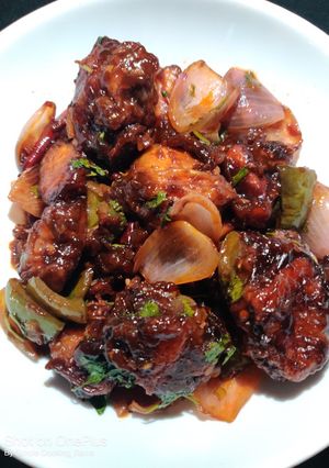 A picture of Paneer Manchurian.
