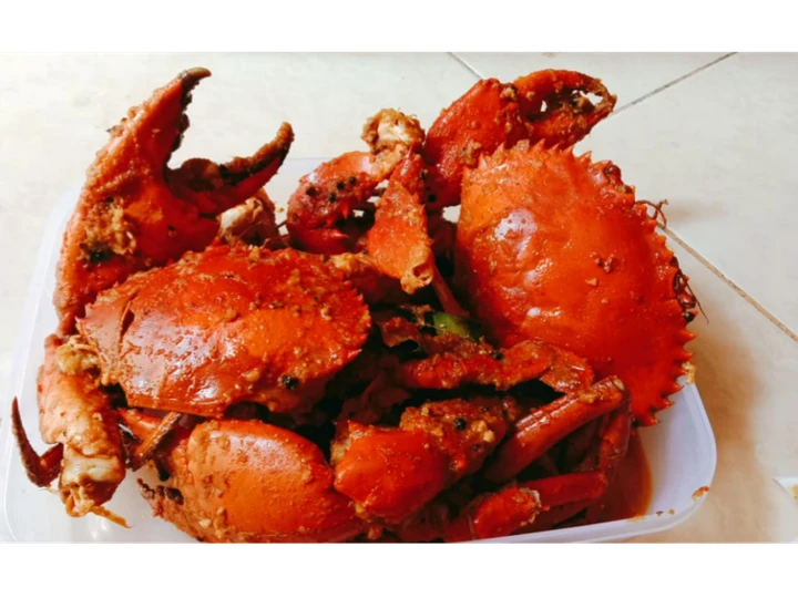 Langkah Gampang Membikin Resep Kepiting lada hitam yang  Bikin Ketagihan Anti Ribet, Bisa Manjain Lidah