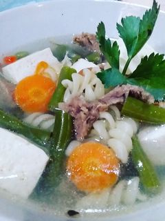 Foto resep Sop macaroni