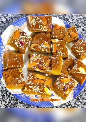 عکسی از دستور حلوا سنگی
